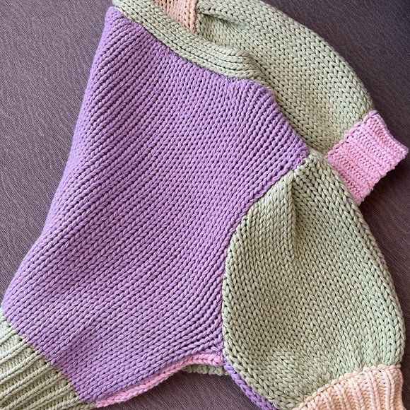 Blue Blush Pastel Knit Cardigan - Picture 6 of 7